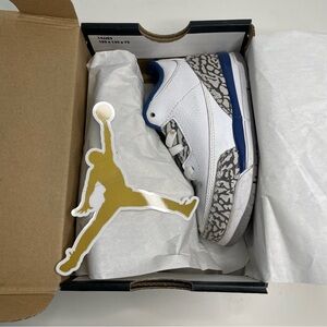 Air jordan retro 3 true blue toddler size 8c